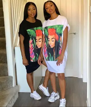 Africa T Shirt Dress Women Short Sleeve Character Print Tunic Mini Streetwear Dress Autumn Ladies Loose Short Casual Dress
Africa T Shirt Dress Women Short Sleeve Character Print Tunic Mini Streetwear Dress Autumn Ladies Loose Short Casual Dress