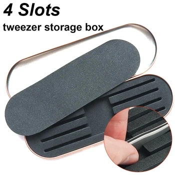 Portable Anti Static Eyelash Tweezers Box Grafting Eyelash Tools Clip Protection High Precision Quality Storage Box
Portable Anti Static Eyelash Tweezers Box Grafting Eyelash Tools Clip Protection High Precision Quality Storage Box