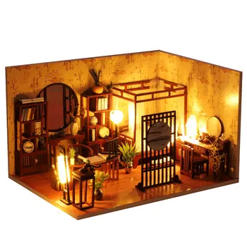 New Doll House Wooden Furniture Diy House Miniature Assemble 3d Miniaturas Dollhouse Puzzle Kits Toys For Children Birthday Gift
New Doll House Wooden Furniture Diy House Miniature Assemble 3d Miniaturas Dollhouse Puzzle Kits Toys For Children Birthday Gift