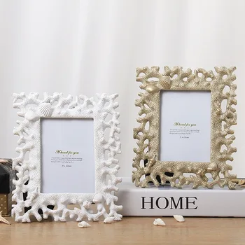 1 PC Luxury Mediterranean Style Coral Shell Decor Creative Resin Picture Desktop Frame Photo Frame Gift Home Wedding Decoration
1 PC Luxury Mediterranean Style Coral Shell Decor Creative Resin Picture Desktop Frame Photo Frame Gift Home Wedding Decoration