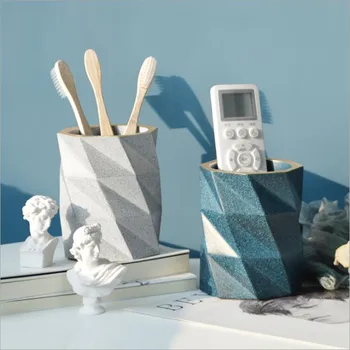 Nordic Style Storage Tank Resin Jar Cosmetic Brush Pen Holder Knife Fork Storage Holder Home Office Kitchen Organizer 1 PC
Nordic Style Storage Tank Resin Jar Cosmetic Brush Pen Holder Knife Fork Storage Holder Home Office Kitchen Organizer 1 PC