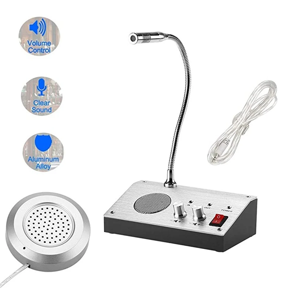 Walkie Talkie Dual Channel Intercom External Speaker 100Hz 15KHz 110 240V Window Counter Intercom Speaker System Bank Hospital
Walkie Talkie Dual Channel Intercom External Speaker 100Hz 15KHz 110 240V Window Counter Intercom Speaker System Bank Hospital