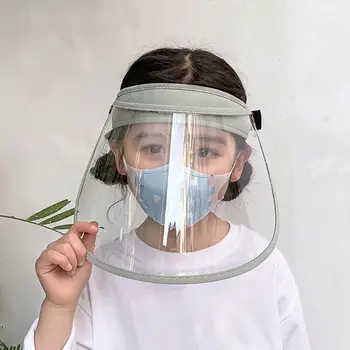Anti-Droplet Saliva Empty Top Hat isolation Mask Safety Face Protection Proof Mask UV Protection Sun Hat dust-proof
