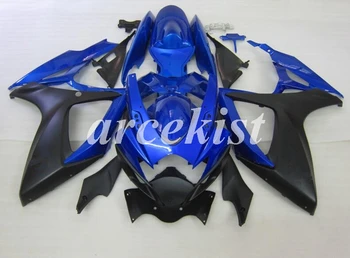 New ABS Full Fairings Kit Fit For Suzuki GSX-R600 GSX-R750 K6 2006 2007 06 07 600 750 body set Custom black blue 
New ABS Full Fairings Kit Fit For Suzuki GSX-R600 GSX-R750 K6 2006 2007 06 07 600 750 body set Custom black blue
