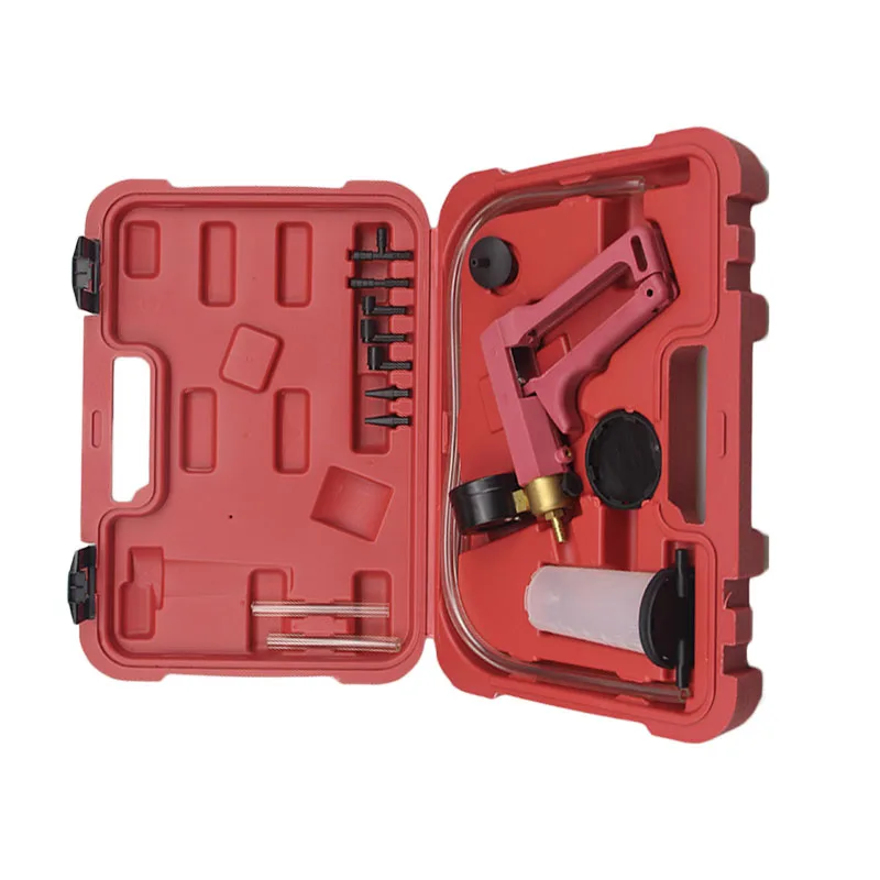 0 - 30 PSI Handheld Vacuum Brake Bleed Kit / Line Bleeding Adaptors Repair Tool Repairable Metal Vacuum Pump Tools
0 - 30 PSI Handheld Vacuum Brake Bleed Kit / Line Bleeding Adaptors Repair Tool Repairable Metal Vacuum Pump Tools