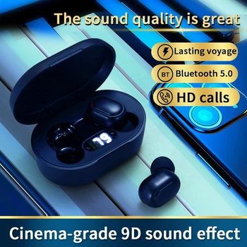 TWS Wireless Earphones Bluetooth Noise Cancelling LED Digital Display Screen In-ear Headset Stereo Earbuds Black
TWS Wireless Earphones Bluetooth Noise Cancelling LED Digital Display Screen In-ear Headset Stereo Earbuds Black