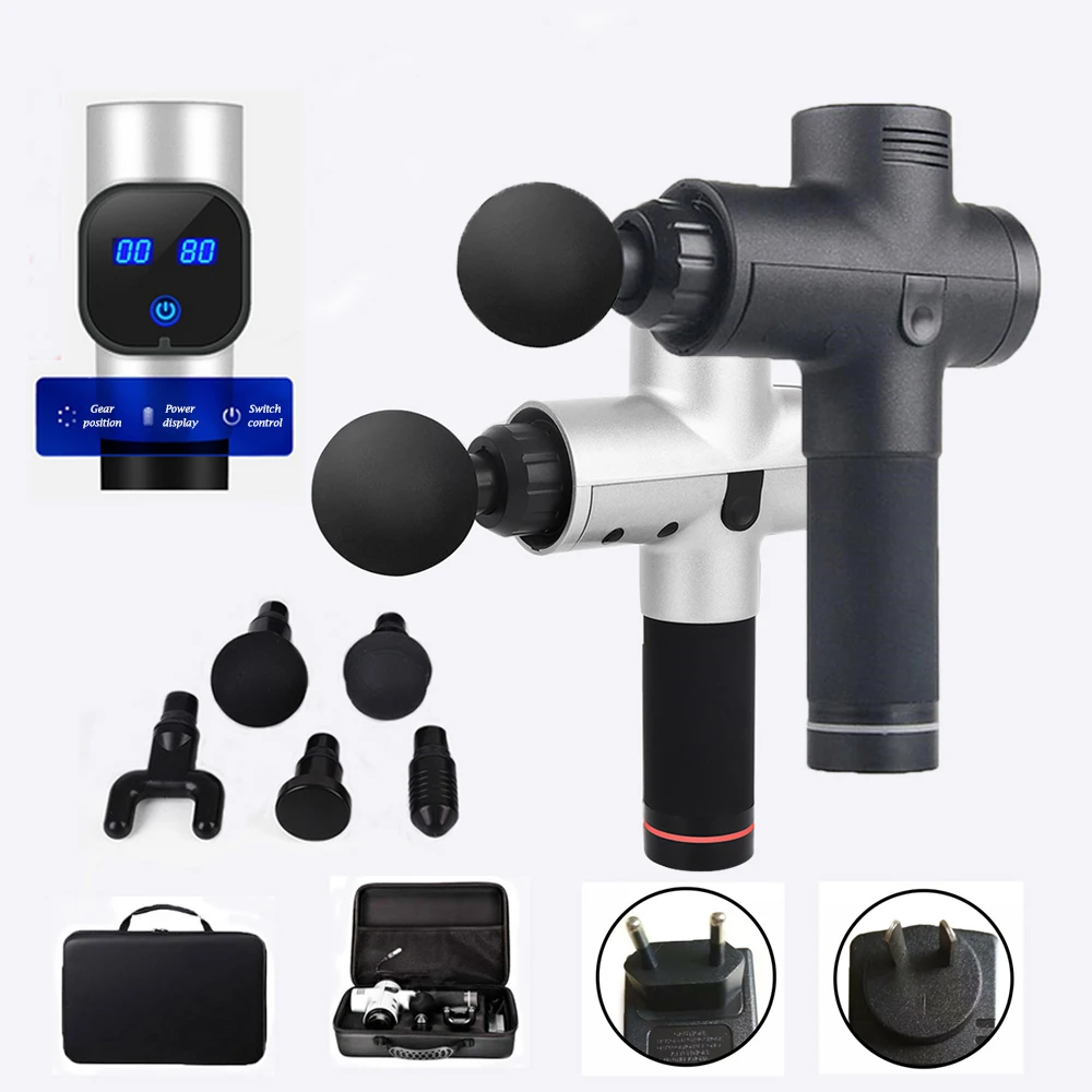 Portable Massage Gun Rechargeable Muscle Stimulator Deep Tissue Professional Massager Gun Body Relaxation Slimming Pain Relief
Portable Massage Gun Rechargeable Muscle Stimulator Deep Tissue Professional Massager Gun Body Relaxation Slimming Pain Relief