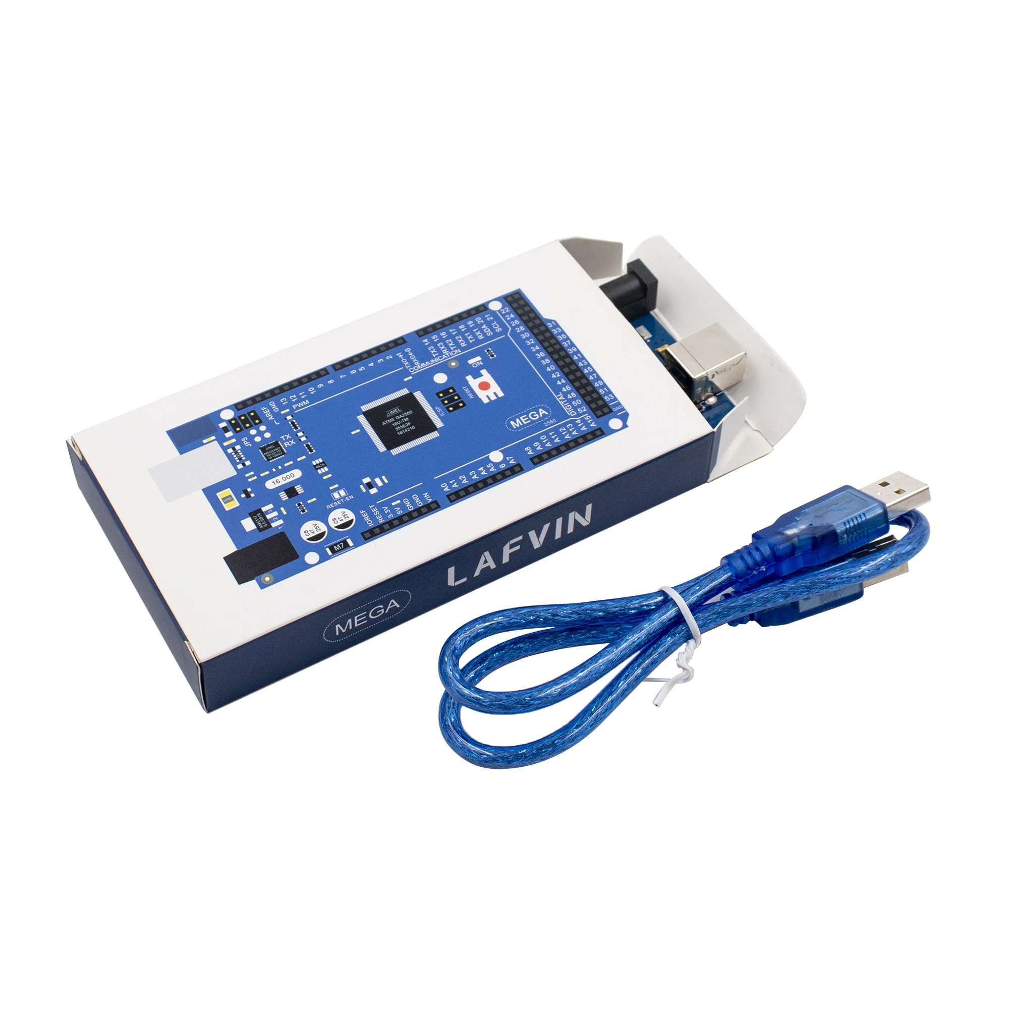 10PCS/Lot Mega 2560 R3 Board with USB Cable, ATMega 2560 ATMega16U2 Chip for Arduino Integrated Driver with Retail Box
10PCS/Lot Mega 2560 R3 Board with USB Cable, ATMega 2560 ATMega16U2 Chip for Arduino Integrated Driver with Retail Box