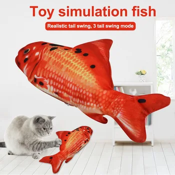 Kitten Interactive Play Swing Tail Washable Kicking Cat Toy Battery Powered Simulation Moving Electric Fish Children Gift
Kitten Interactive Play Swing Tail Washable Kicking Cat Toy Battery Powered Simulation Moving Electric Fish Children Gift
