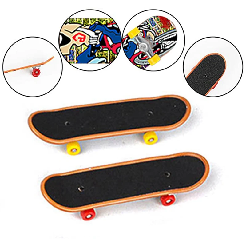 Generic Mini Fingerboard Set Finger Skateboard And Bmx Bike Toy For