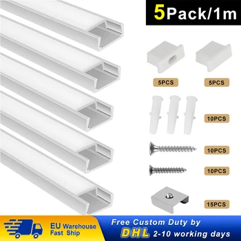 5x 1m Led Light Bar Rectangular Aluminum Profile Led Strip Light With End Cover Attachment Clip the Width can be cut indoor
5x 1m Led Light Bar Rectangular Aluminum Profile Led Strip Light With End Cover Attachment Clip the Width can be cut indoor