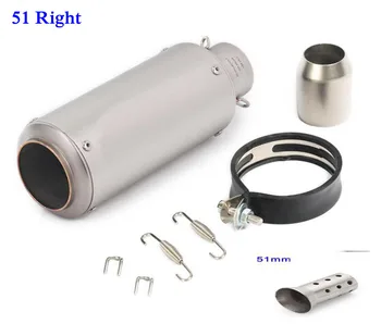 Slip on 51MM motorcycle exhuast pipe with DB Kllier for R6 R3 R25 R15 rear section 400 tail throat CB400 Z800
Slip on 51MM motorcycle exhuast pipe with DB Kllier for R6 R3 R25 R15 rear section 400 tail throat CB400 Z800
