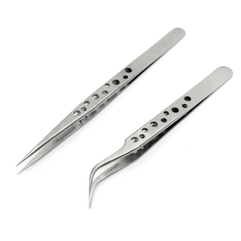 Anti-static Curved Straight Tip Forceps Superhard Eyelash Extension Tweezers Nail Rhinestone Decorations Picking Forceps Tools
Anti-static Curved Straight Tip Forceps Superhard Eyelash Extension Tweezers Nail Rhinestone Decorations Picking Forceps Tools