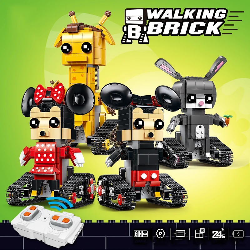 399pcs Diy Education Toy cute mouse walking robot remote control rc electric building blocks Bricks Toy Birthday Gift
399pcs Diy Education Toy cute mouse walking robot remote control rc electric building blocks Bricks Toy Birthday Gift