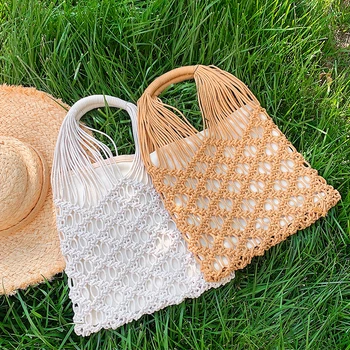 Summer New Hollow Women Bag 2020 Vintage Weave Handbags Lady Large Totes Casual Summer Beach Straw Bag Women's Shoulder Bags
Summer New Hollow Women Bag 2020 Vintage Weave Handbags Lady Large Totes Casual Summer Beach Straw Bag Women's Shoulder Bags