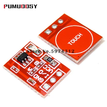 10Pcs TTP223 Touch Key Switch Module Touch Button Capacitive Switches Self-Locking/No-Locking Capacitive Touch Switches
10Pcs TTP223 Touch Key Switch Module Touch Button Capacitive Switches Self-Locking/No-Locking Capacitive Touch Switches