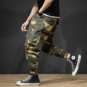 2020 Fashion Men Camo Cargo Pants Mens Casual Elastic Waist Streetwear Trousers Male Sweatpants Cargo Pantalones Hombre
2020 Fashion Men Camo Cargo Pants Mens Casual Elastic Waist Streetwear Trousers Male Sweatpants Cargo Pantalones Hombre