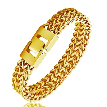 Cross-Border Ornament Explosion Ornament Man Stainless Steel Side Buckle Bracelet Hip-Hop Hipster with Decorations 12MM Bracelet
Cross-Border Ornament Explosion Ornament Man Stainless Steel Side Buckle Bracelet Hip-Hop Hipster with Decorations 12MM Bracelet