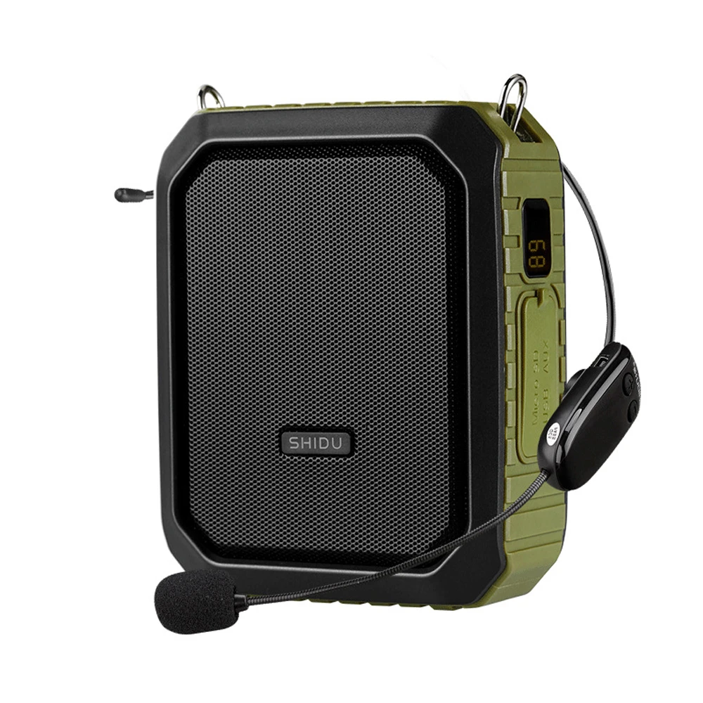 18W Portable Bluetooth Voice Amplifier Wired/UHF Wireless Microphone IPX5 Waterproof Big Power Music USB Teachers Tour Speaker
18W Portable Bluetooth Voice Amplifier Wired/UHF Wireless Microphone IPX5 Waterproof Big Power Music USB Teachers Tour Speaker
