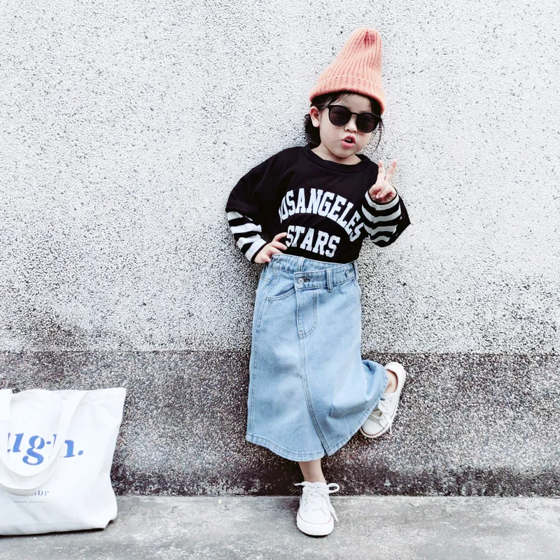 Girls Oblique Version Spell Stack Long Denim Skirts Skirt for Girls Toddler Girl Fall Clothes 2022 Tutu Skirt Women Denim Skirt
Girls Oblique Version Spell Stack Long Denim Skirts Skirt for Girls Toddler Girl Fall Clothes 2022 Tutu Skirt Women Denim Skirt