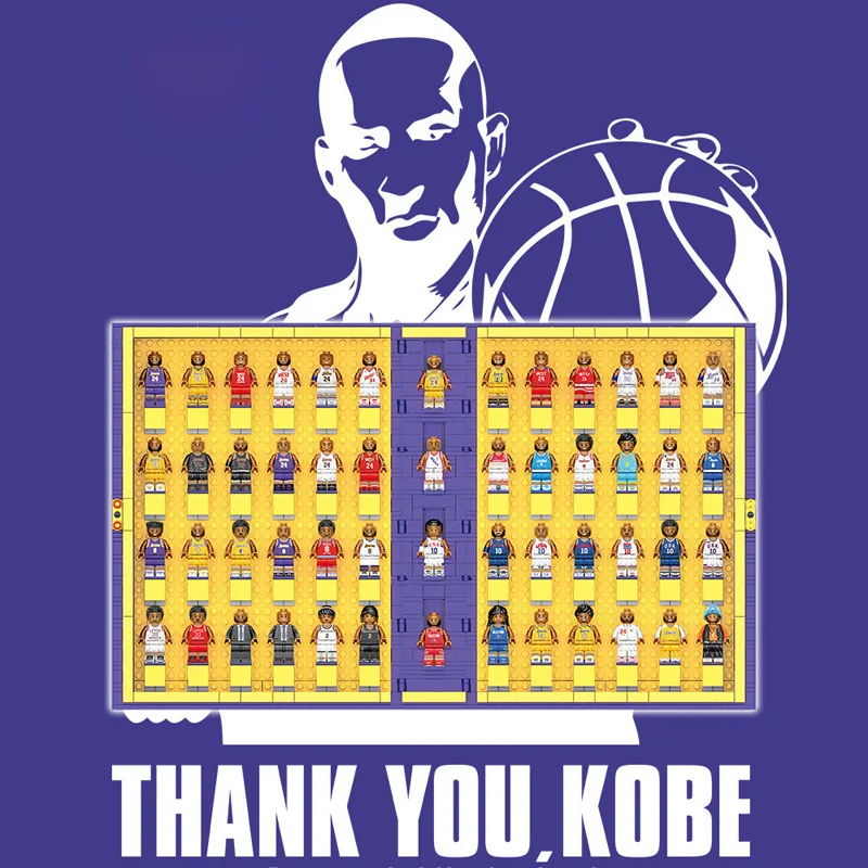 Basketball super star Kobe Bean Bryant figures building blocks 3D book assemble bricks educational toys collection for gifts
Basketball super star Kobe Bean Bryant figures building blocks 3D book assemble bricks educational toys collection for gifts