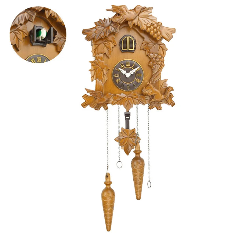 Retro Cuckoo Clock Living Room Wall Clock Bird Cuckoo Alarm Clock Watch Modern Brief Children Decorations Home Day Time Alarm
Retro Cuckoo Clock Living Room Wall Clock Bird Cuckoo Alarm Clock Watch Modern Brief Children Decorations Home Day Time Alarm