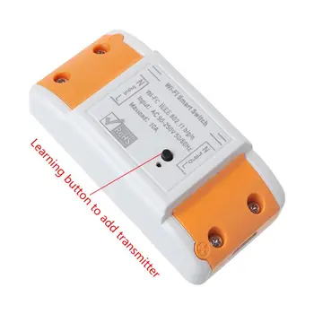 1Set AC90-250V WiFi Smart Control Switch Wireless RF Remote Controller 433Mhz Intelligent Receiver Transmitter for Light
1Set AC90-250V WiFi Smart Control Switch Wireless RF Remote Controller 433Mhz Intelligent Receiver Transmitter for Light