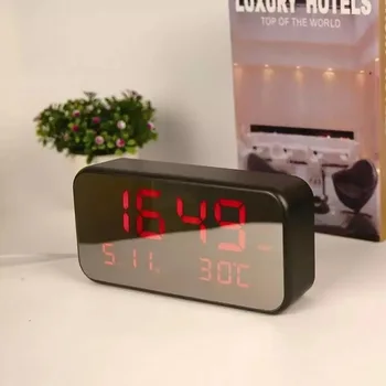 Multi-function Large LED Music Alarm Clock Night Light Silent Clock Three Sets of Alarm Clocks At The Head of The Bed
Multi-function Large LED Music Alarm Clock Night Light Silent Clock Three Sets of Alarm Clocks At The Head of The Bed