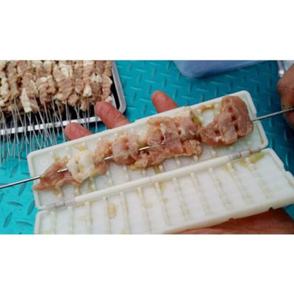 Accessories Party Barbecue Home Easy Operate Kebab Outdoor BBQ Skewers Maker Picnic Camping PP Meat String Tools Quick
Accessories Party Barbecue Home Easy Operate Kebab Outdoor BBQ Skewers Maker Picnic Camping PP Meat String Tools Quick