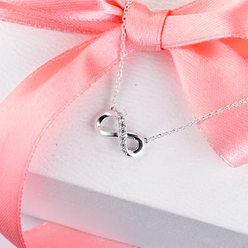 2020 New Mother's Day Infinity Collier Necklace Choker Pendant 925 Sterling Silver Jewelry chain Pendant Necklaces For Woman
2020 New Mother's Day Infinity Collier Necklace Choker Pendant 925 Sterling Silver Jewelry chain Pendant Necklaces For Woman