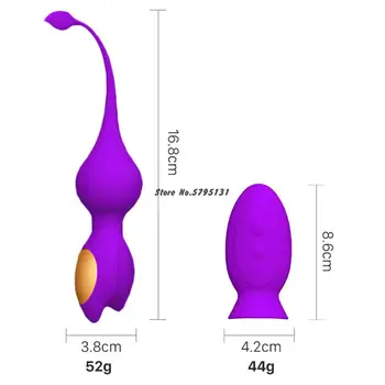 Wireless Remote Control Kegel Balls - 12 Speeds Vibrating Bullet Jump Egg - Usb Rechargeable Massage Ball For Women
Wireless Remote Control Kegel Balls - 12 Speeds Vibrating Bullet Jump Egg - Usb Rechargeable Massage Ball For Women