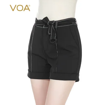 VOA Natural Waist Rolled Edges Open Line Decoration Oblique Pocket Strap Strap Waist Shorts KX32
VOA Natural Waist Rolled Edges Open Line Decoration Oblique Pocket Strap Strap Waist Shorts KX32
