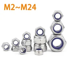 Nylon Lock Nut 1/2/5/20Pcs DIN985 M2 M2.5 M3 M4 M5M6 M8 304 Stainless Steel Nylon Self-locking Hex Nuts Locknut Slip Lock Nut
Nylon Lock Nut 1/2/5/20Pcs DIN985 M2 M2.5 M3 M4 M5M6 M8 304 Stainless Steel Nylon Self-locking Hex Nuts Locknut Slip Lock Nut