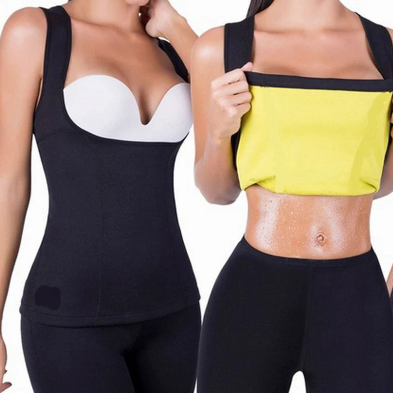 

Fitness Vest Sweat Sauna Body Shaper Waist Trainer Cincher Slimming Corset Plus Size S-5XL Women Neoprene Shapewear Weight Loss