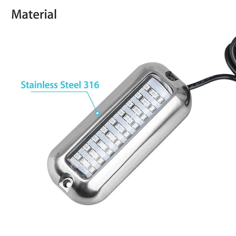 1X Stainless Steel LED Blue Underwater Pontoon Marine Boat Transom Lights 10-30V
1X Stainless Steel LED Blue Underwater Pontoon Marine Boat Transom Lights 10-30V