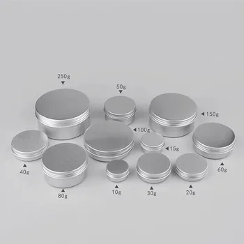 5Pcs Tin box Refillable Containers Aluminum Small Tins Cosmetic Storage Jars Empty Screw Top Cream Sample Containers 5ml-50ml
5Pcs Tin box Refillable Containers Aluminum Small Tins Cosmetic Storage Jars Empty Screw Top Cream Sample Containers 5ml-50ml