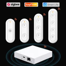 Tuya ZigBee 3.0 Wireless Remote Control Scene Switch works with Smart Life App Device Conbee 2 stick iobrker Jeedom
Tuya ZigBee 3.0 Wireless Remote Control Scene Switch works with Smart Life App Device Conbee 2 stick iobrker Jeedom