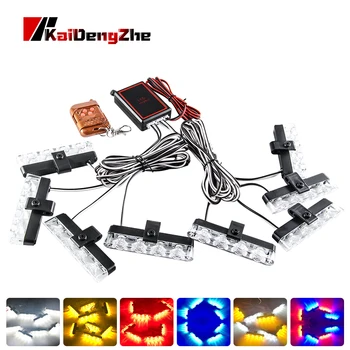 8X4 LED Wireless Remote Strobe Light Grilles Light For Truck Emergency Warning Flashing Ambulance Firemen Interior Light 12V
8X4 LED Wireless Remote Strobe Light Grilles Light For Truck Emergency Warning Flashing Ambulance Firemen Interior Light 12V