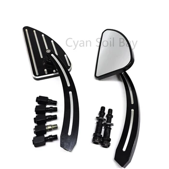 CNC Aluminum Motorcycle Rearview Mirrors Rear View Side Mirror Universal Large displacement mirror
CNC Aluminum Motorcycle Rearview Mirrors Rear View Side Mirror Universal Large displacement mirror