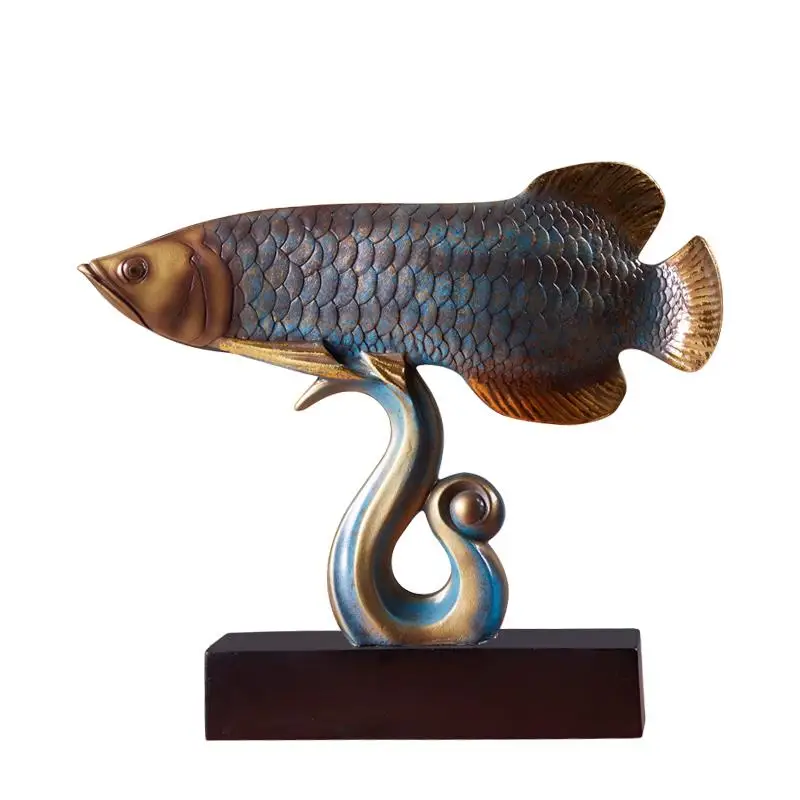 38 CM EUROPEAN AROWANA FURNISHING FISH STATUE CREATIVE RESIN ART&CRAFT HOME DECORATION DESKTOP DECORATION OFFICE R2303
38 CM EUROPEAN AROWANA FURNISHING FISH STATUE CREATIVE RESIN ART&CRAFT HOME DECORATION DESKTOP DECORATION OFFICE R2303
