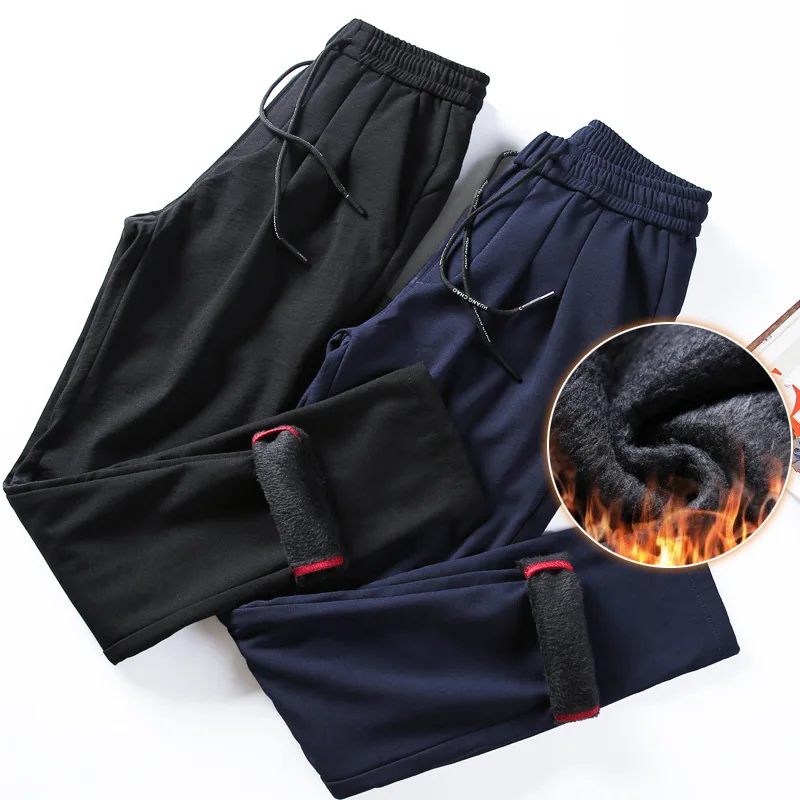 Men's Winter Pants Men Loose Stretch Sweatpants Thicker Joggers Male Trousers Male Plus Size Fleece Lining Pants
Men's Winter Pants Men Loose Stretch Sweatpants Thicker Joggers Male Trousers Male Plus Size Fleece Lining Pants