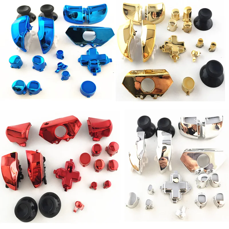 4 colors Replacement Parts Repair Full Set Chrome ABXY Dpad Triggers Buttons Kits Controller Mod for Xbox One XboxONE 16pcs/Set
4 colors Replacement Parts Repair Full Set Chrome ABXY Dpad Triggers Buttons Kits Controller Mod for Xbox One XboxONE 16pcs/Set