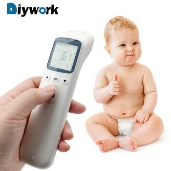 DIYWORK Digital LCD Body Measurement Forehead Ear Non-Contact Infrared Thermometer Baby Infrared Thermometer
DIYWORK Digital LCD Body Measurement Forehead Ear Non-Contact Infrared Thermometer Baby Infrared Thermometer