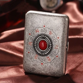 Fashion Creative copper cigarette case 16 pcs Mens portable cigarette holder ancient silver design cigarette box for gift
Fashion Creative copper cigarette case 16 pcs Mens portable cigarette holder ancient silver design cigarette box for gift