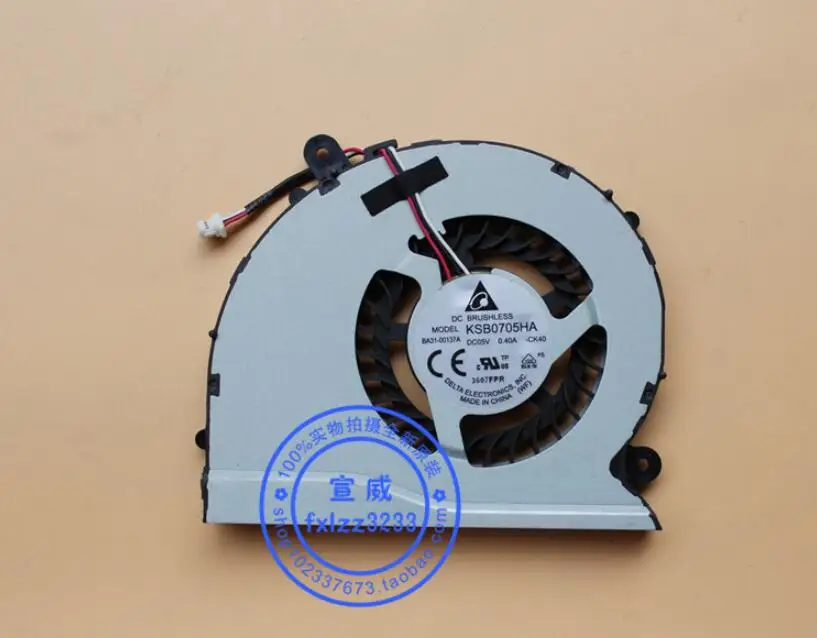 

Delta Electronics KSB0705HA CK40 DC 5V 0.40A 3-Wire Server Cooling Fan