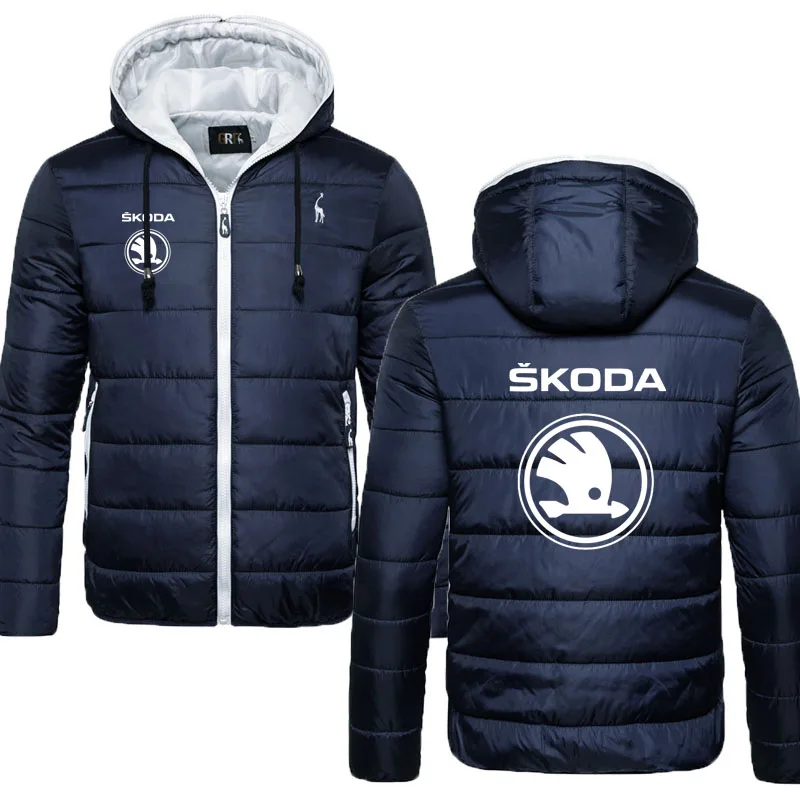 Windproof waterproof Men Parka men's hooded jacket Skoda car logo print Fashion casual outdoor men's thick coat winter clothing
Windproof waterproof Men Parka men's hooded jacket Skoda car logo print Fashion casual outdoor men's thick coat winter clothing