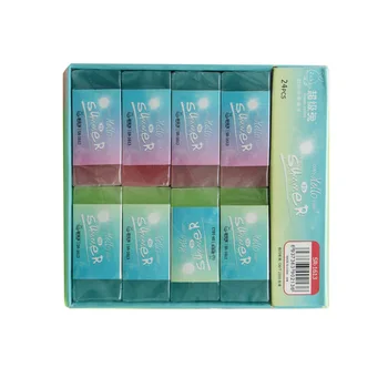 24Pcs Colorful Erasers Durable Rubber Eraser Pencil Eraser Pencil Rubber Eraser School Supplies for Home Classroom School
24Pcs Colorful Erasers Durable Rubber Eraser Pencil Eraser Pencil Rubber Eraser School Supplies for Home Classroom School