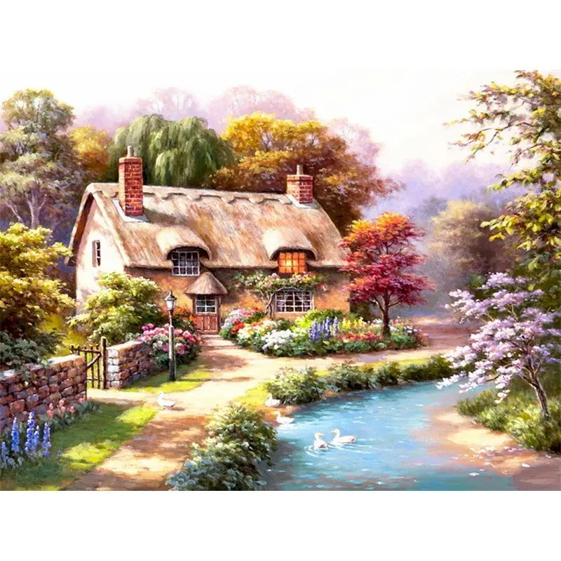 Lakeside Villa DIY Painting By Numbers on canvas Colouring Landscape Handpainted Gift Wall Decor Artwork Frame Nature
Lakeside Villa DIY Painting By Numbers on canvas Colouring Landscape Handpainted Gift Wall Decor Artwork Frame Nature