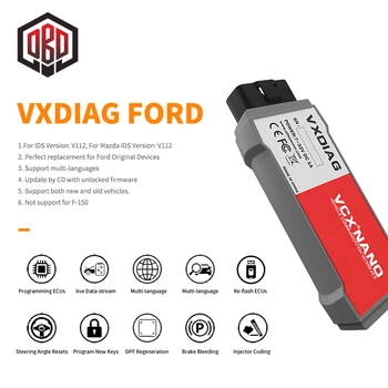 VXDIAG VCX NANO ForFord OBD2 Diagnostic Tool Programming 2 in 1 IDS V118 Auto Scanner WIFI/USB Car Tools ForMazda IDS V117
VXDIAG VCX NANO ForFord OBD2 Diagnostic Tool Programming 2 in 1 IDS V118 Auto Scanner WIFI/USB Car Tools ForMazda IDS V117