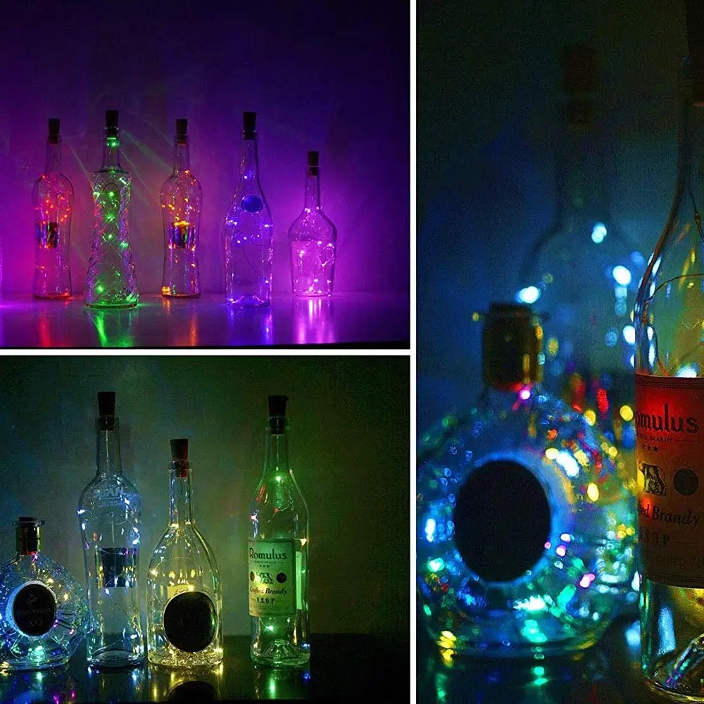 10 20 LEDs Wine Bottle Lights Cork Battery Powered Garland DIY Christmas String Lights For Party Halloween Wedding Decoracion
10 20 LEDs Wine Bottle Lights Cork Battery Powered Garland DIY Christmas String Lights For Party Halloween Wedding Decoracion